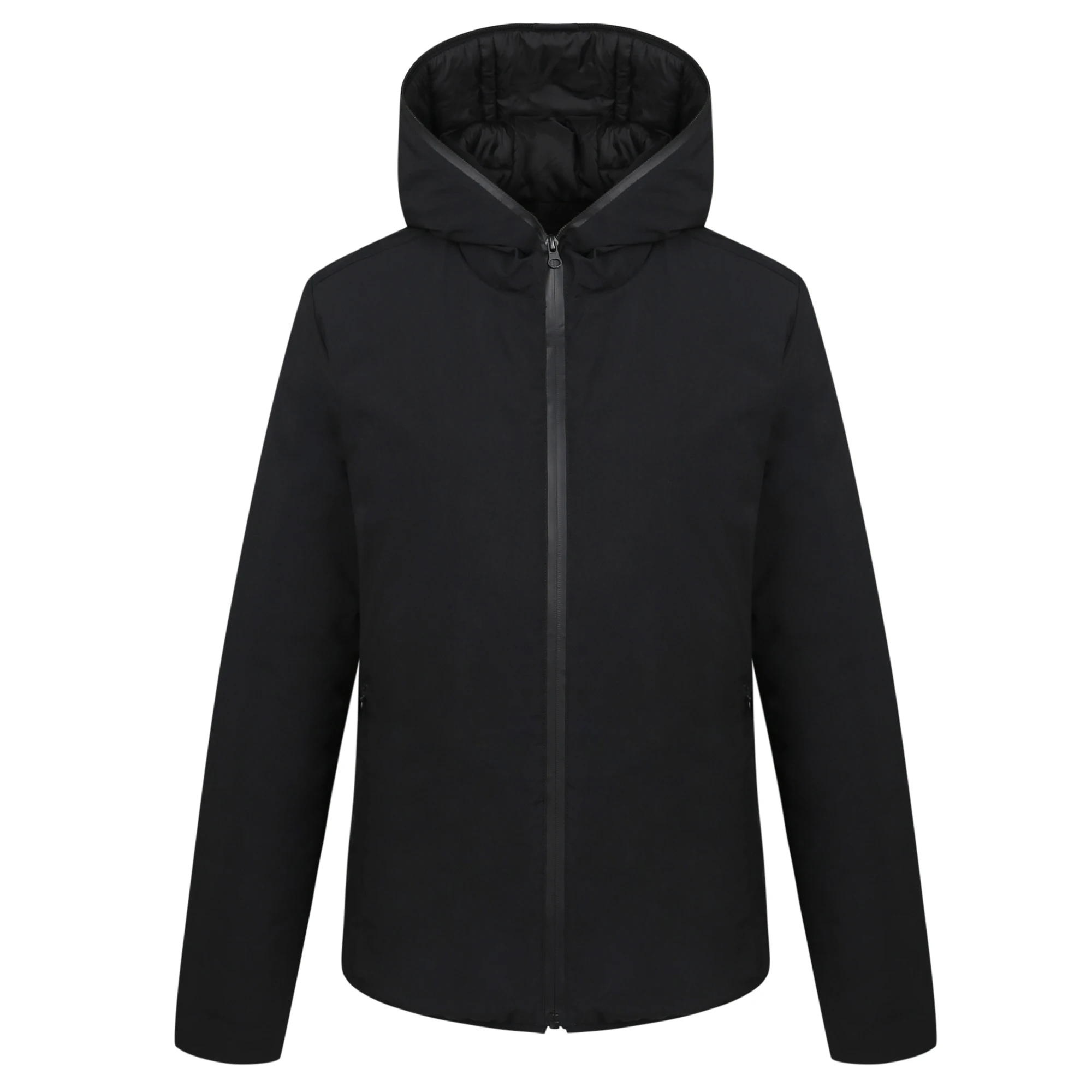 Outdoor windproof windbreaker warm cotton-padded jacket custom thermal quilted winter padding hooded jacket for men