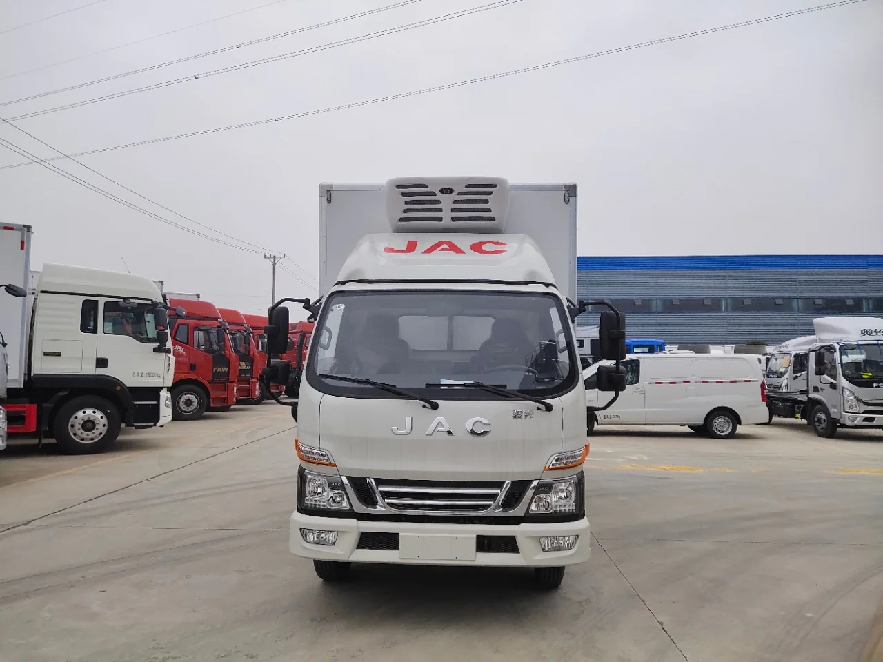 JAC V5 brand  refrigerated  box vehicle