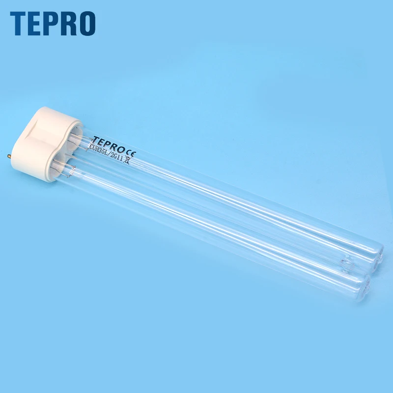 CUH35L/2G11 h shape ultraviolet uv tube light sanitizing 35w 48w 54w 60w 75w uvc T5 germicidal uv lamp for hvac system