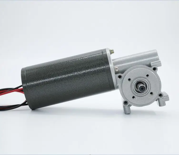 63ZYT 12V 24V 120W 3000RPM light weight dc micro worm gear motor