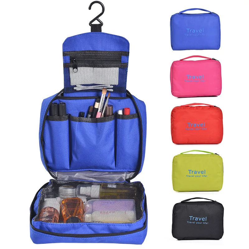 Travel large bag logo wash bag waterproof multi-function storage hanging bag
