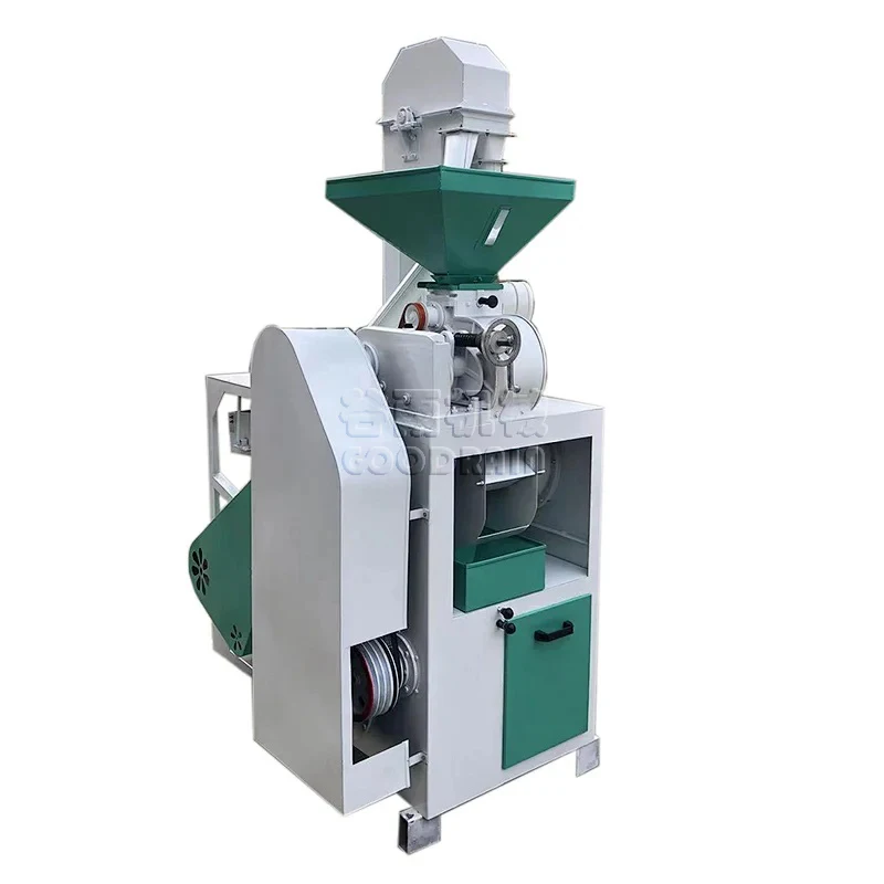 400-500kg/h Diesel engine driven rice mill compact rice processing machine small scale rice mill machine