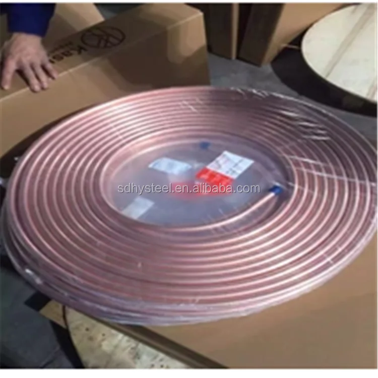 High quality C11000  C12000 C12200 Air Conditioner pancake coil copper pipe