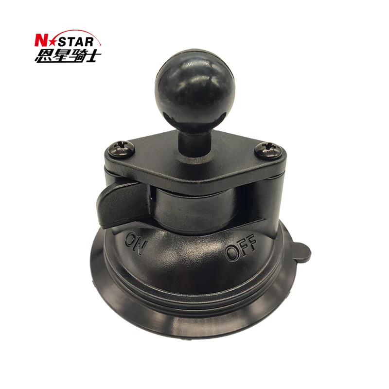 N-STAR Car glass single suction cup bracket walkie-talkie fixed ball head twist lock suction cup Phone Mount Base