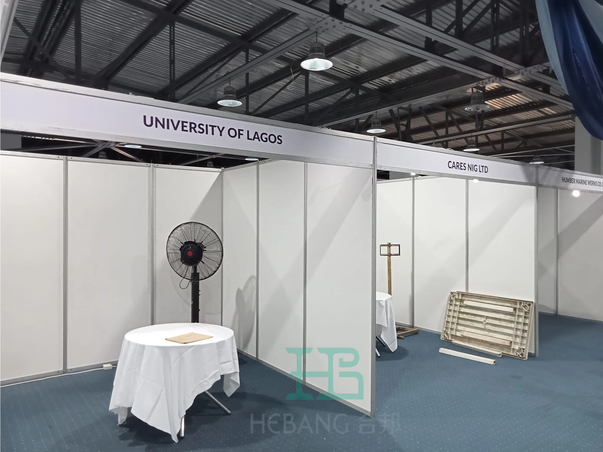 Aluminum Expo Booth 3x3 Shell Scheme Exhibition Stand Standard exhibition booth