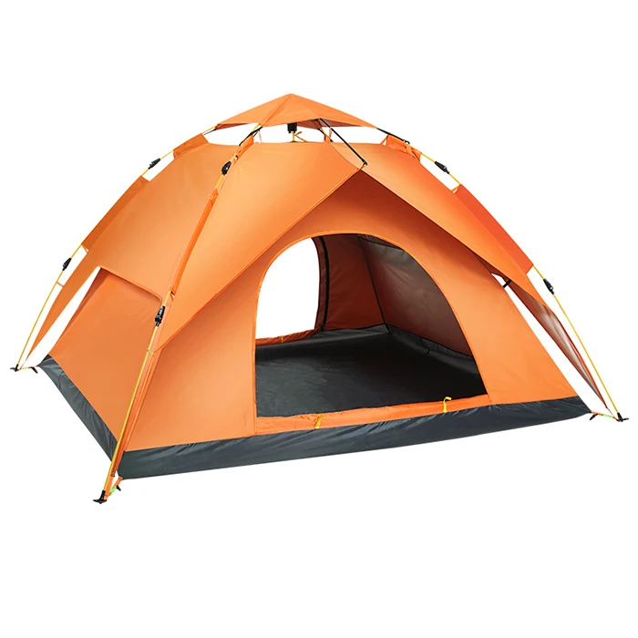 2021 Popular Camping OrangeTent Instant Family Tent 2 Person Manual Up Tents Waterproof for Outdoor Hiking Travel Beach