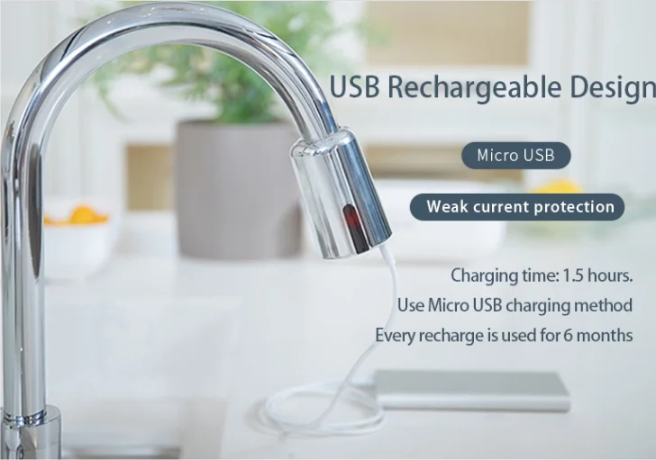 automatic water saver tap faucet sensor de torneira SK-FG005 water faucet aerator for pull down faucet