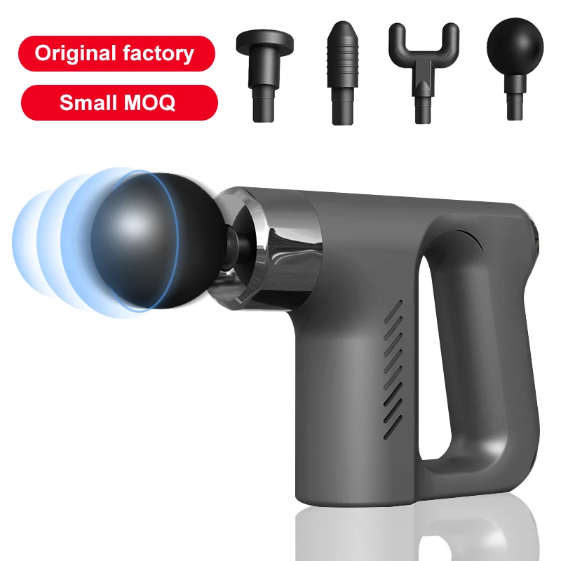 KH 740 Multi Frequency Vibration Relaxing Muscle Gun Massager Usb Rechargeable Brushless Massage Gun