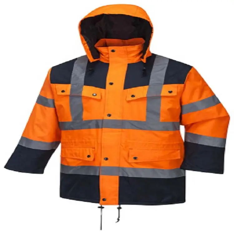 High Quality Customization Outdoor Traffic Reflective Waterproof reflective safety wear uniform/clothing