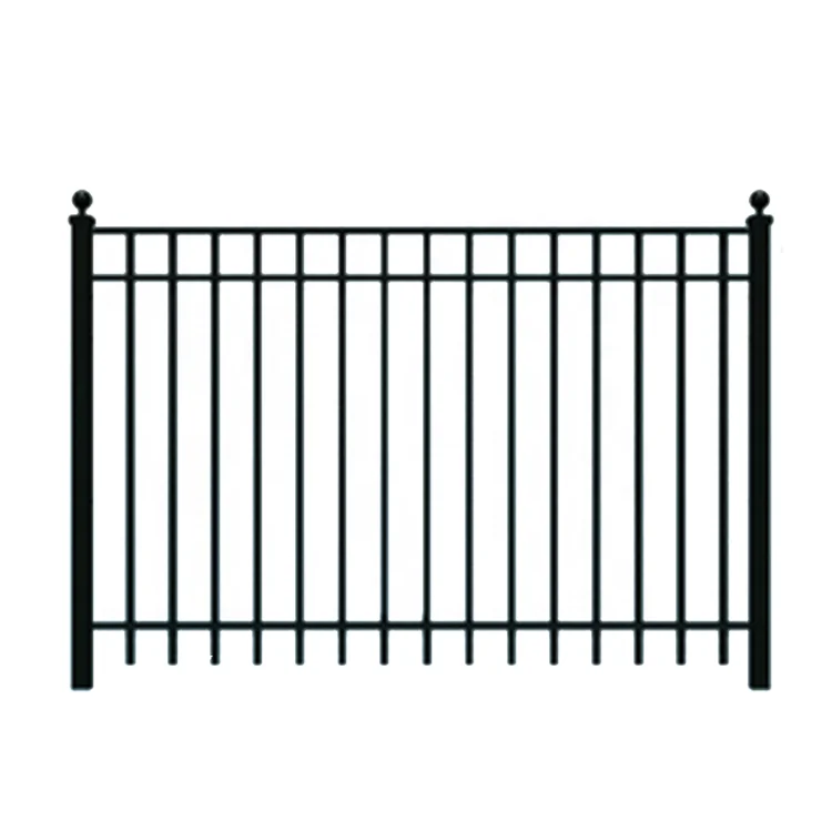 Decorative Low Price High Quality ISO9001 Cheap Wrought Iron Fence/Metal Steel Fence