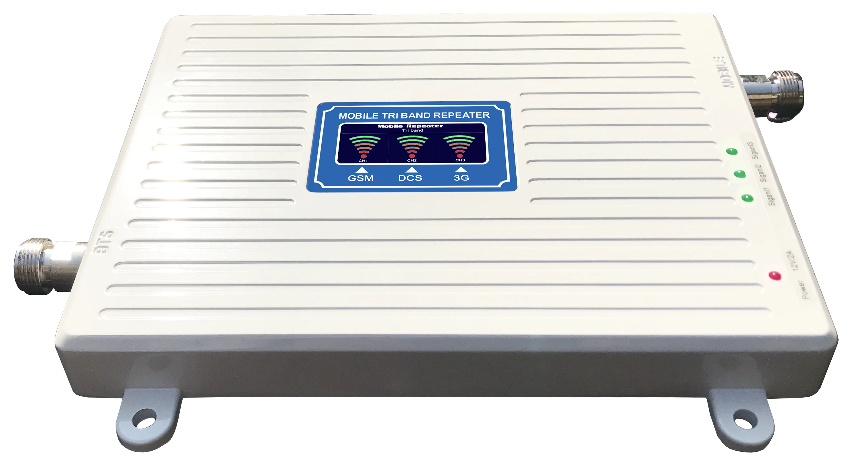 Усилитель сигнала GSM/DCS/WCDMA 900/1800/2100 МГц усилитель 70 дБ 234G трехполосный ретранслятор