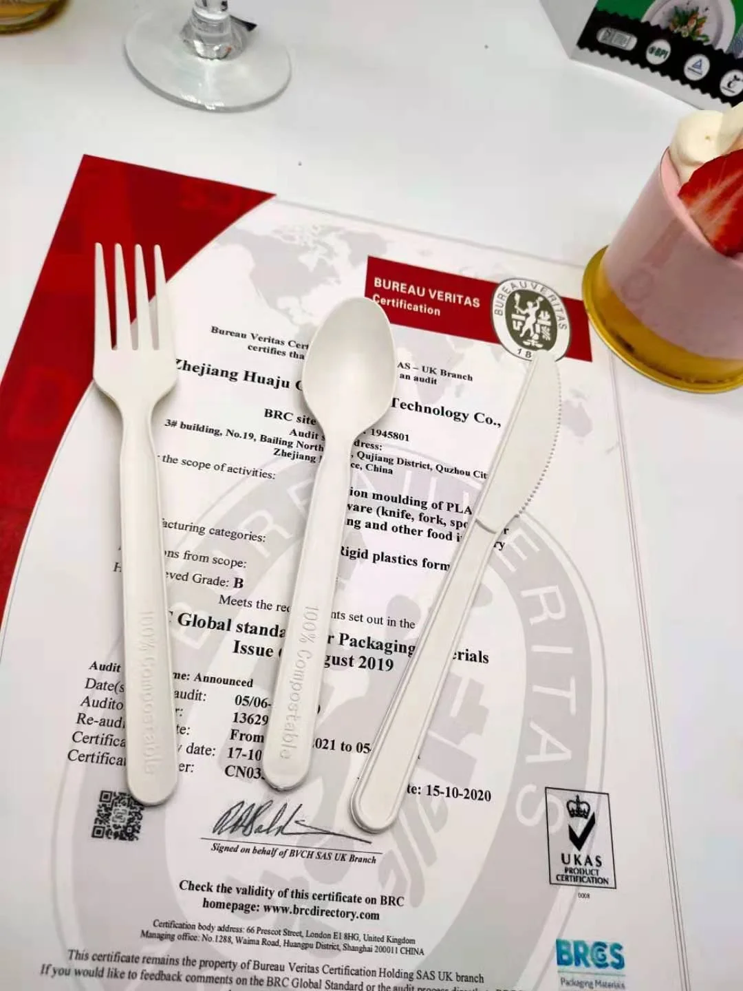 GreenWorks Compostable biodegradable CPLA cutlery knife bulk dinnerware sets