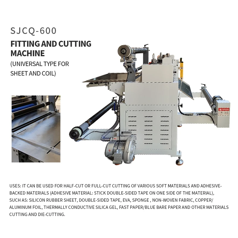 SJCQ-600 Customized Rubber Calender Plastic Cutting Machine Lamination Cutting Machine Sheet Coil Universal