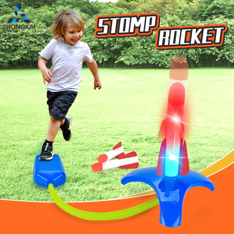 Eva Foam Rocket Launcher For Kids Rocket Launch Toys For Child Pedal Model Rocket Launching