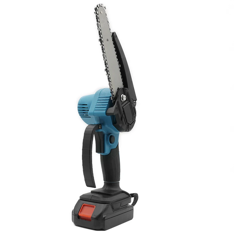 Mini Chainsaw 6 Inch 2 Batteries Cordless Power Chain Saw Safety lock Handheld Small Chainsaw For Wood Cutting Tree Pruning
