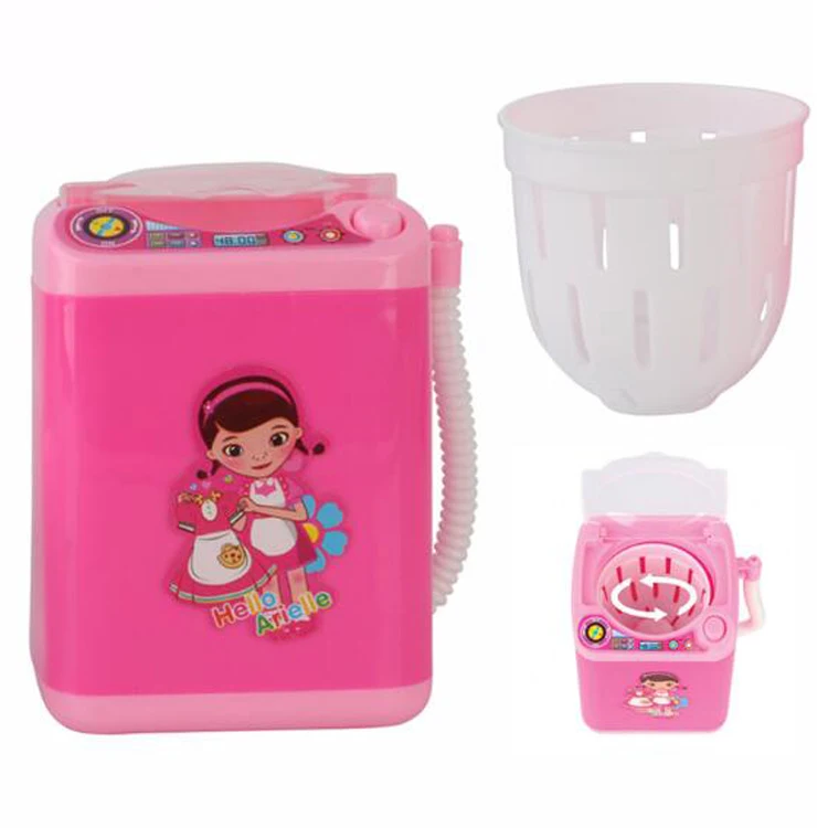 
Portable Electric Cosmetic Brush Powder Puff Cleaning Blender Tool Beauty Washing Machine Kid Small Girl Plastic Toys 