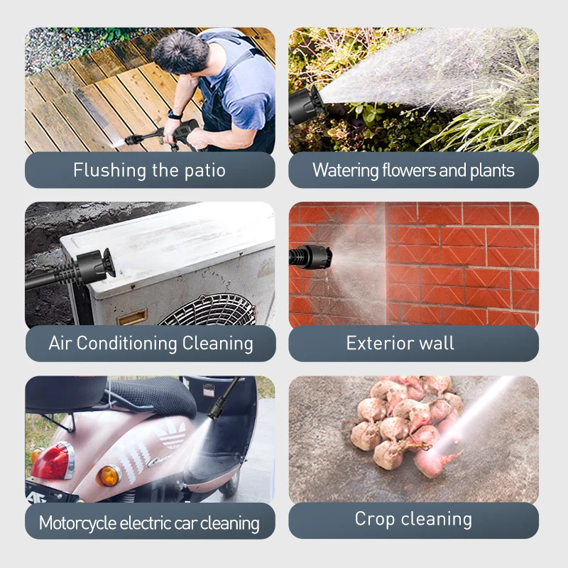 On-time Shipping High Pressure Car Washer Machine Car Wash Foam Gun 12v Car Wash High Pressure Water Gun