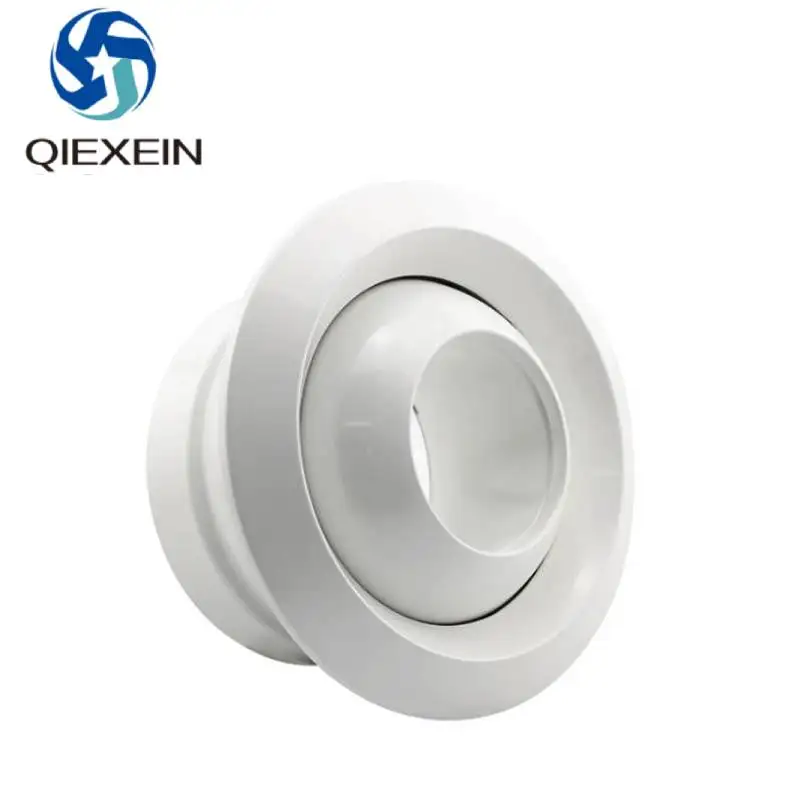 HVAC Wind Jet Nozzle Air Vent Outlet Adjustable Eyeball Round Jet Diffuser