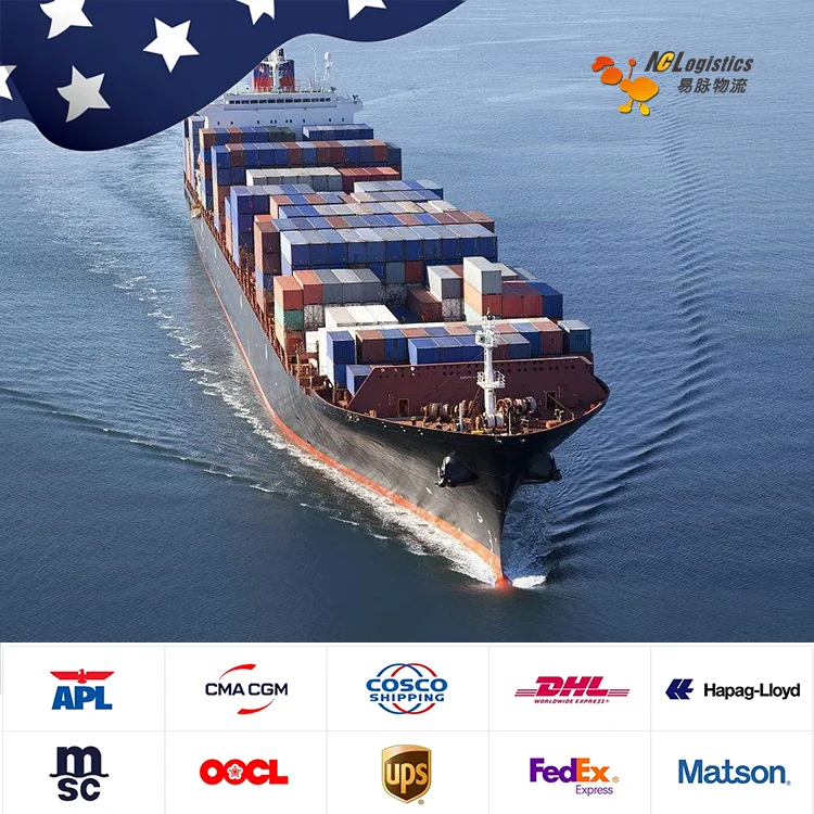 Container Dropshipping Agent Fast Shipping To USA New York Worldwide Supplier Door To Door Dropshipping With Low Rate