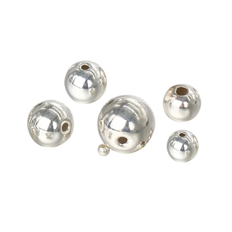 Фабрика горячих продаж аксессуары кулон 8 мм стерлингового серебра 925 бусины женские украшения DIY производство