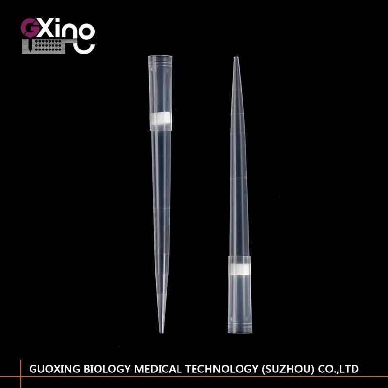 Laboratory Disposable Sterile Universal 1250ul 96 Well Filter Micropipette Laboratory Plastic Pipette Tips Rack