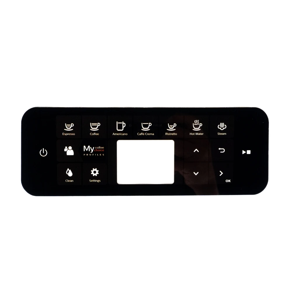 Home Use Touch Control Oven Membrane Switch Keyboard Style Remote Controller for Blood Pressure Instrument Panel