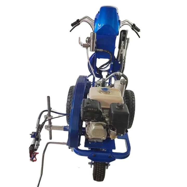 GOOTAN-970H hand push cold paint road marking machine  Hydraulic line striping machine spray road marking machine