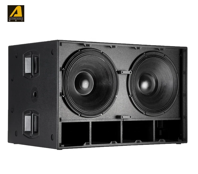 SUB 8006 active dual 18 inch subwoofer loudspeaker professional neodymium driver stage audio system line array subwoofer