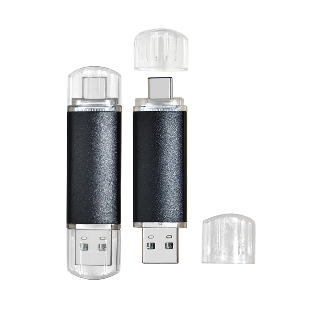 Флэш-накопители UDF908SC Type-C оптом дешевый металлический OTG для мобильного