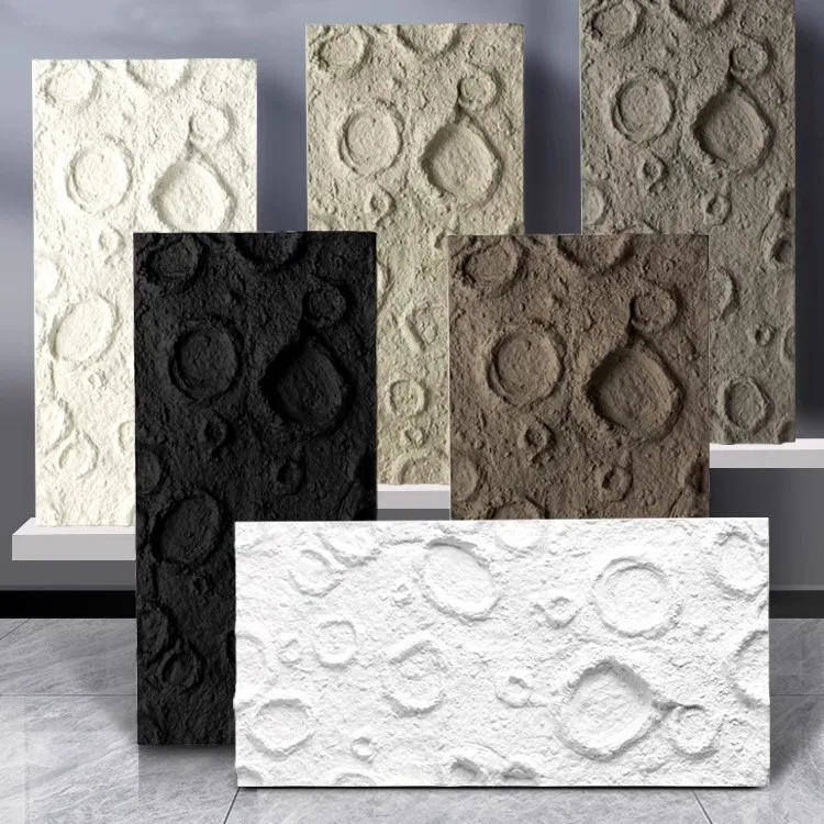 Polyurethane stone panels PU moon stone wall panel for wall decorative siding