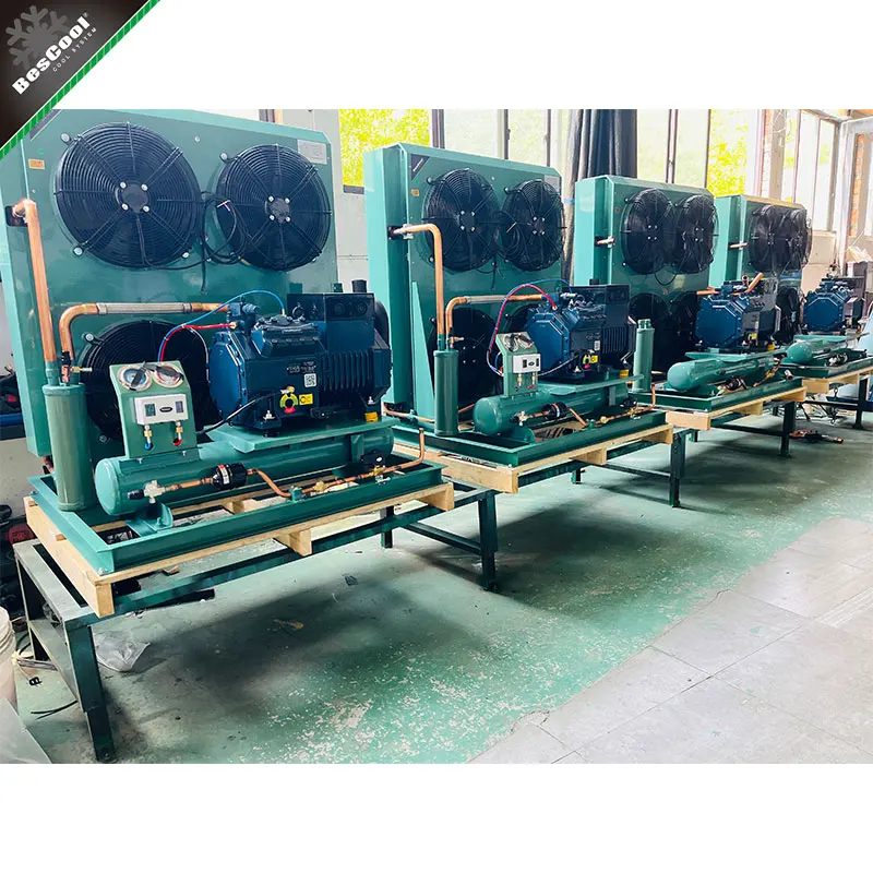 8hp Donpos Compressor semi hermetic compressor open type condensing unit for cold room