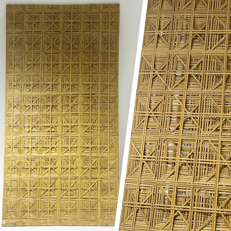 LTR  Wall Covering ceiling Material Woven artificial Synthetic rattan panel sheet for walls,Ceiling