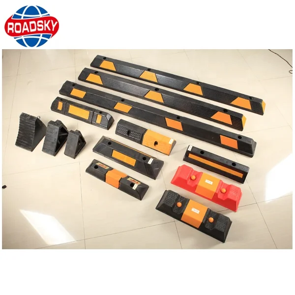 Factory Price Non-Slip Rubber Car Wheel Stopper