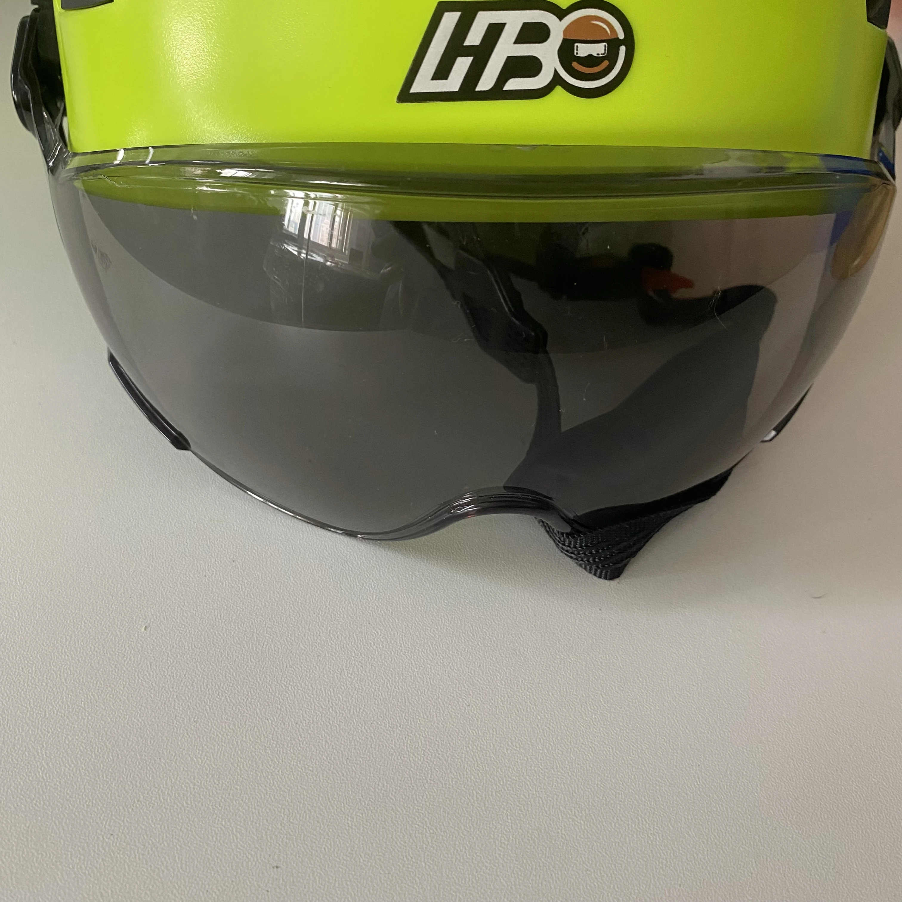 PPE product safety visor PC exterior visor for safety helmet clear and black visor safety helmet accessories