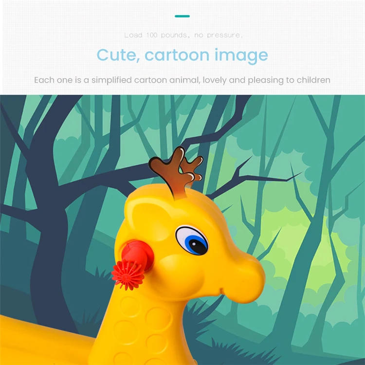 2021, детское животное, милая лошадь оленя, привлекательная детская пластиковая морская игрушка