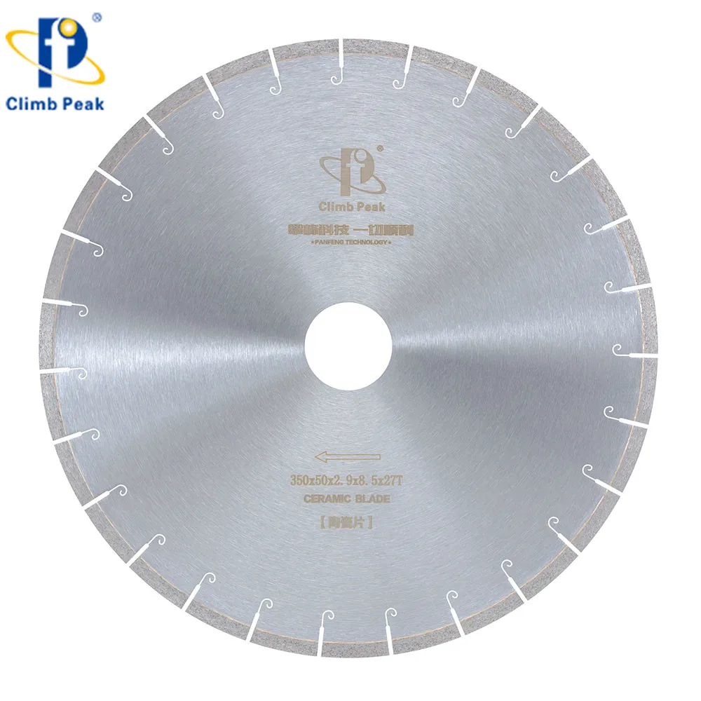 350mm Ceramic Tile Cutting Blade Concrete Quartz Diamond Saw Blade Low Noise Fast Speed Machine Tools