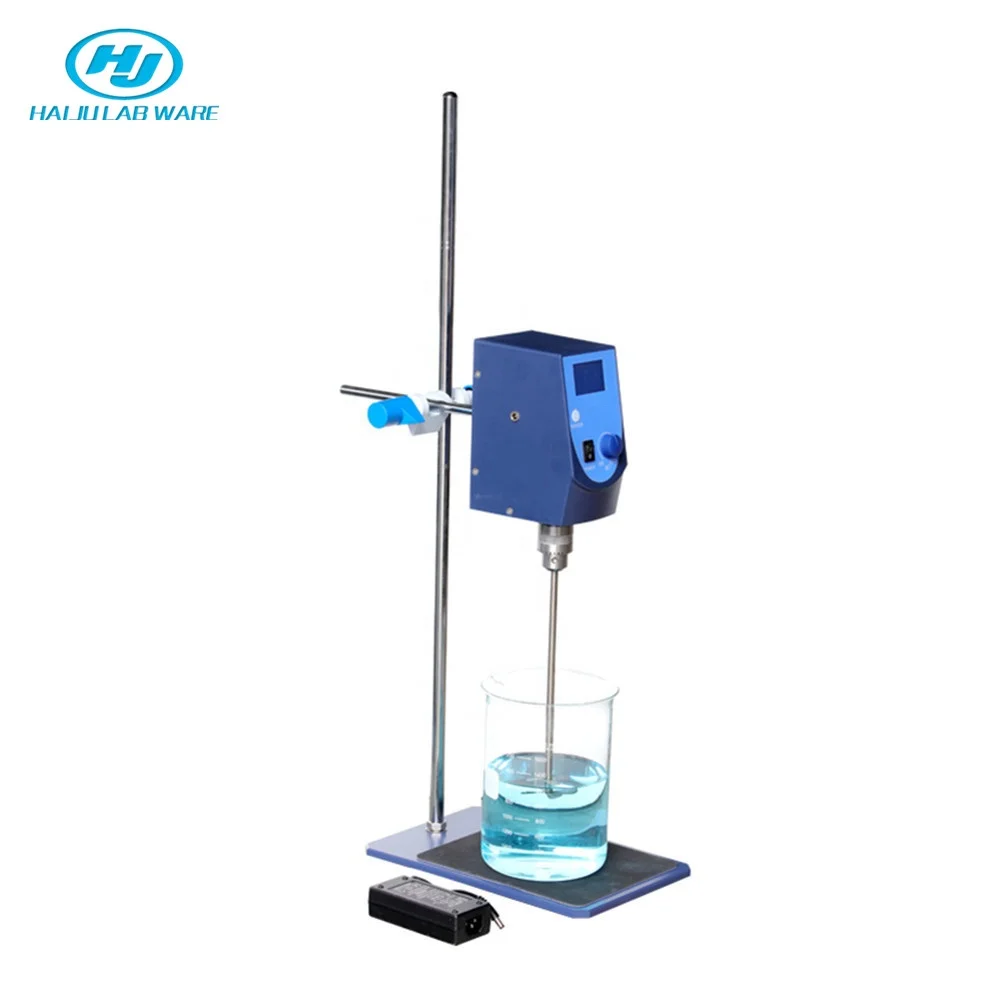 HAIJU Laboratory Chemical Agitator Liquid Detergent Mixer 20L Laboratory Overhead Stirrer