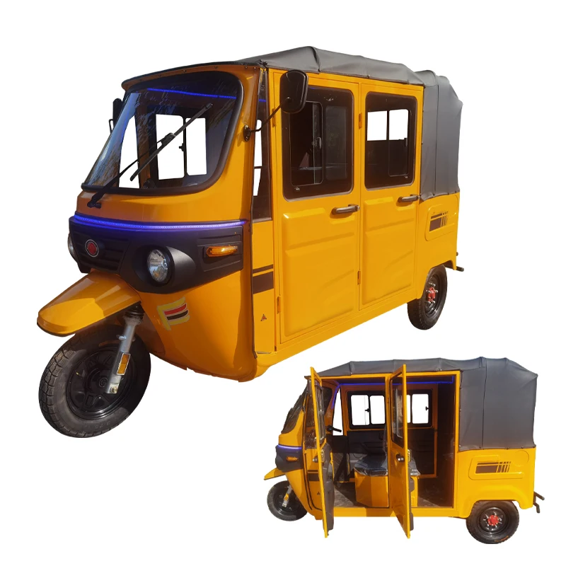 Electric Bajaj Motorcycles For Passengers Three Wheel Taxi Cheap Electric Tuktuk Electric Long Range Tuktuk
