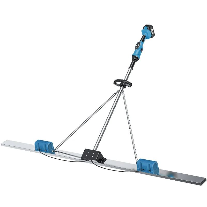 Top Quality 60w Concrete Screed Vibratory Ruler Lithium Battery Concrete Screed Vibrator Leveling Ruler