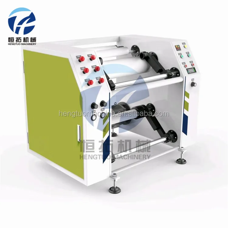 HT-500 Semi автоматическая стретч-пленки перемотки и продольно-резательная машина