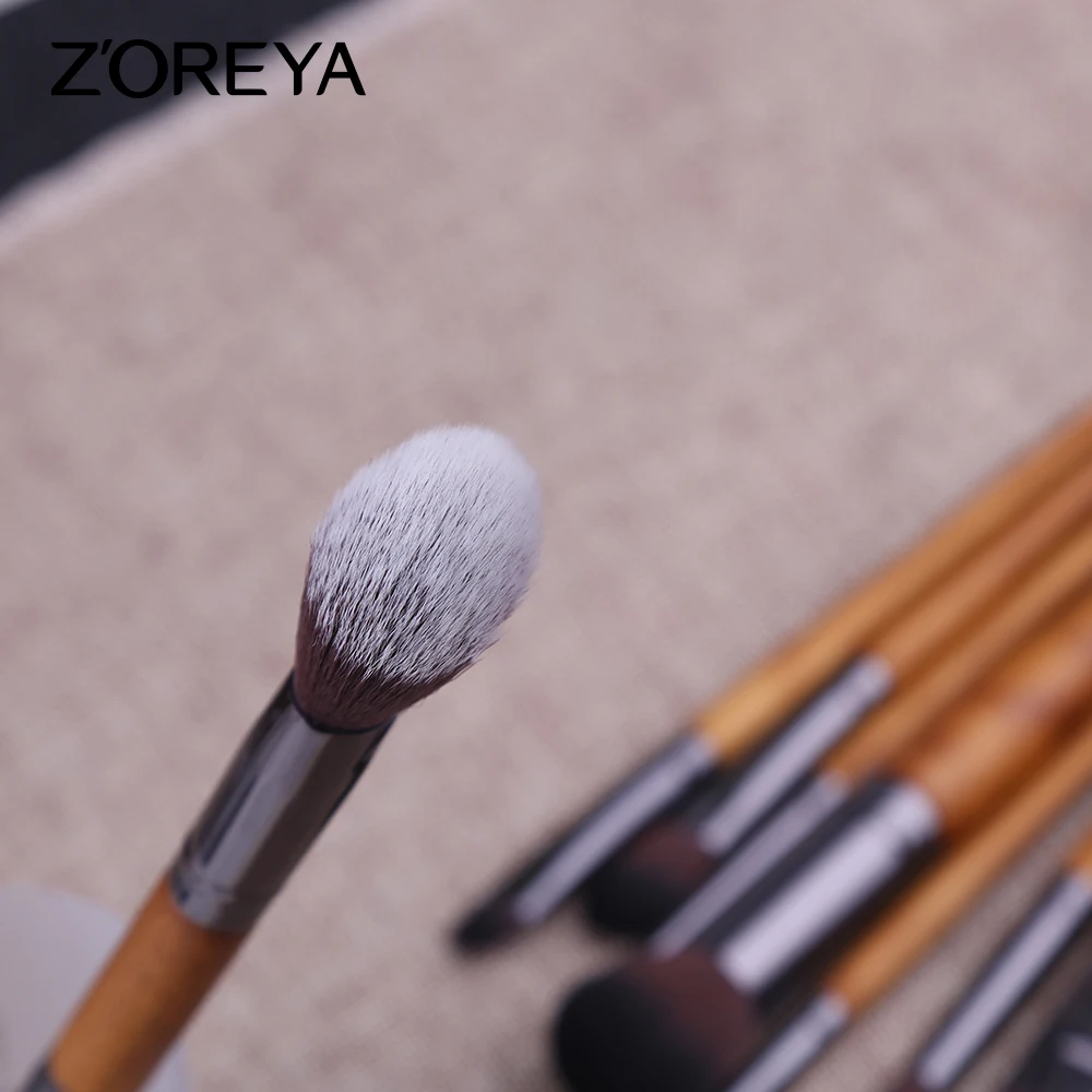 Walnut-like Beginner Portable Artificial Fiber Makeup Brush Set
