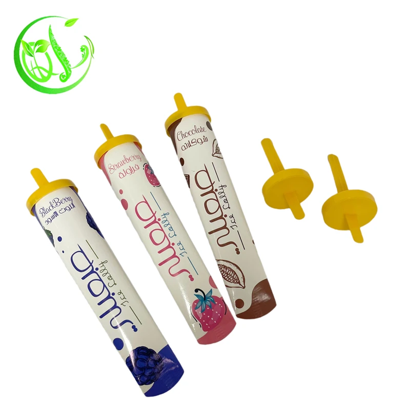 Frozen ice cream tubes ice cream packaging tubes ice cream calippo