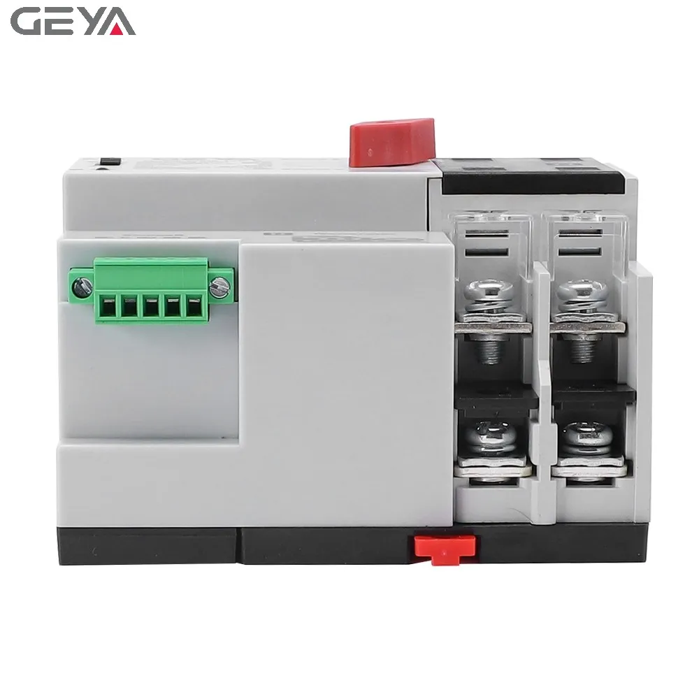 Генератор GEYA W2R Mini ATS 2P автоматический переключатель передачи цена монтаж на Din-рейке