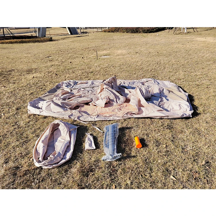 Large Inflatable Party Tent Glamping 6 Person Portable Inflatable Beach Tent With Windows For Outdoor Camping