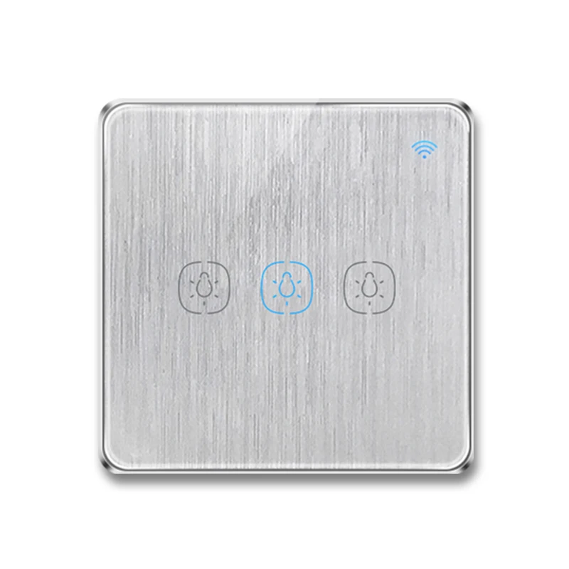  Смарт-переключатель Tuya Smart Life 3 клавиши Wi-Fi управление голосом