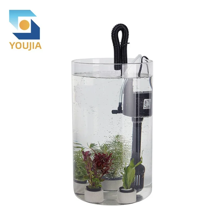 YOUJIA Best Price Wholesale Thickening Home Decorative Small Round Glass Aquarium Fish Tank