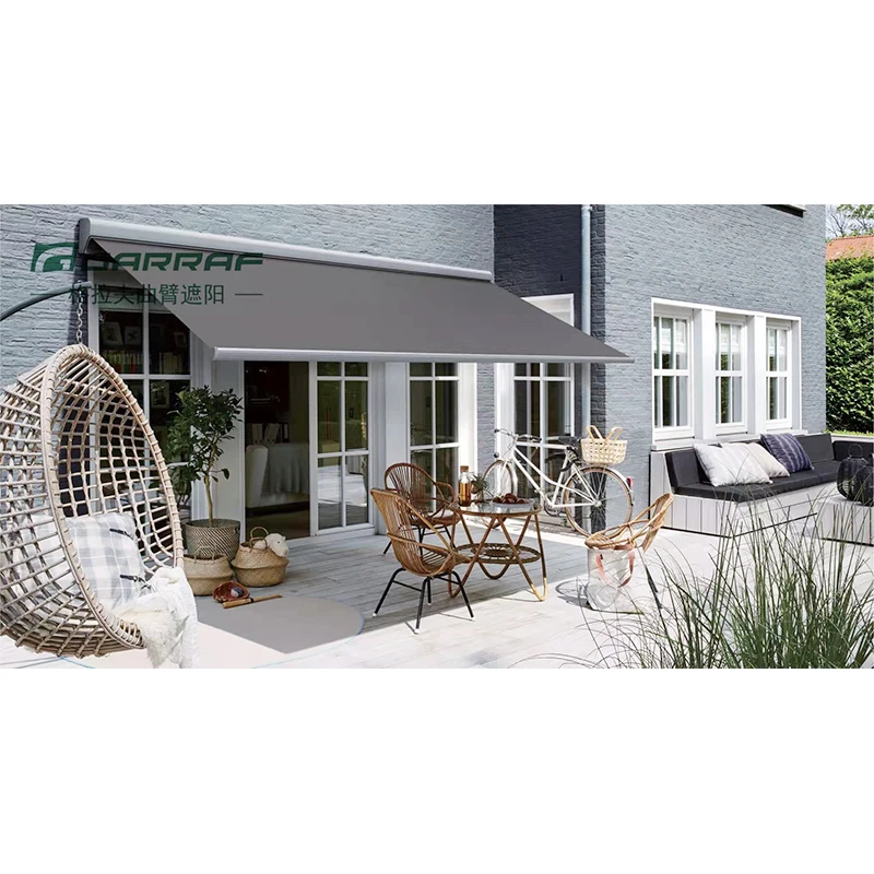Outdoor Opening Automatic PVC Gazebo Systems Metal Garage Patio Awning Retractable Roofs