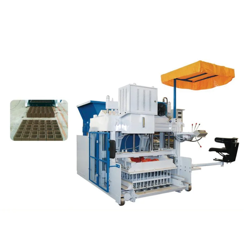 Manual Brick Machine Platform Mould Vibration Brick Making Machine Bricks Counting Packing Machine