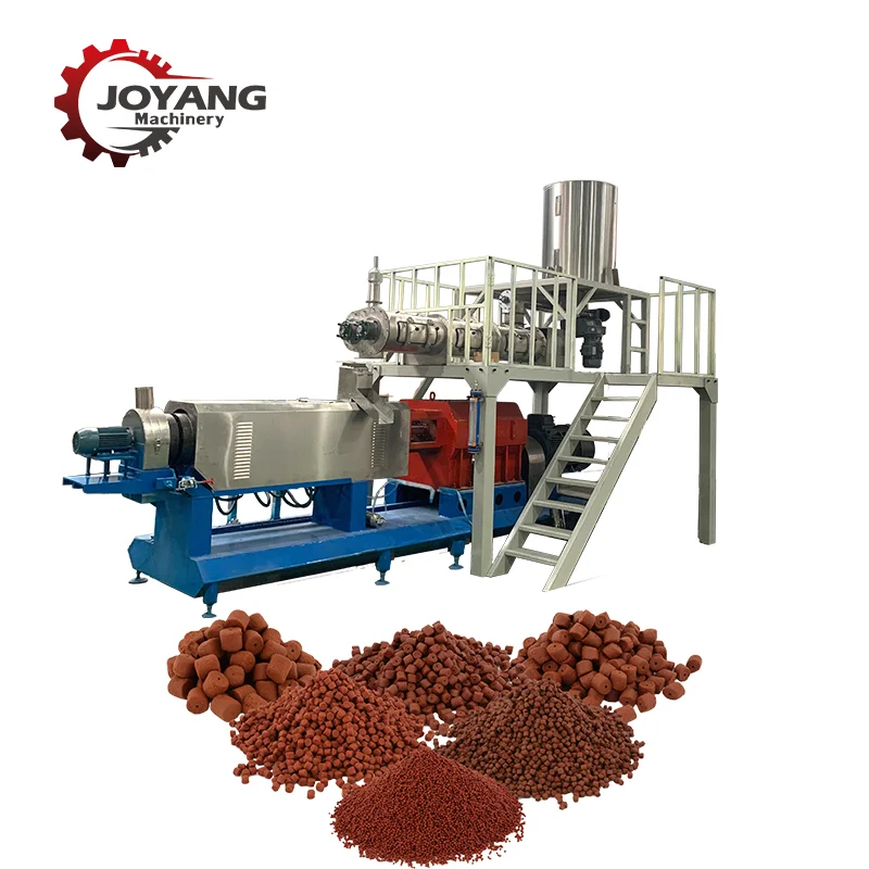 Sinking Type Fish Feed Machine 500 kgs per hour Fish Food Processing Machinery