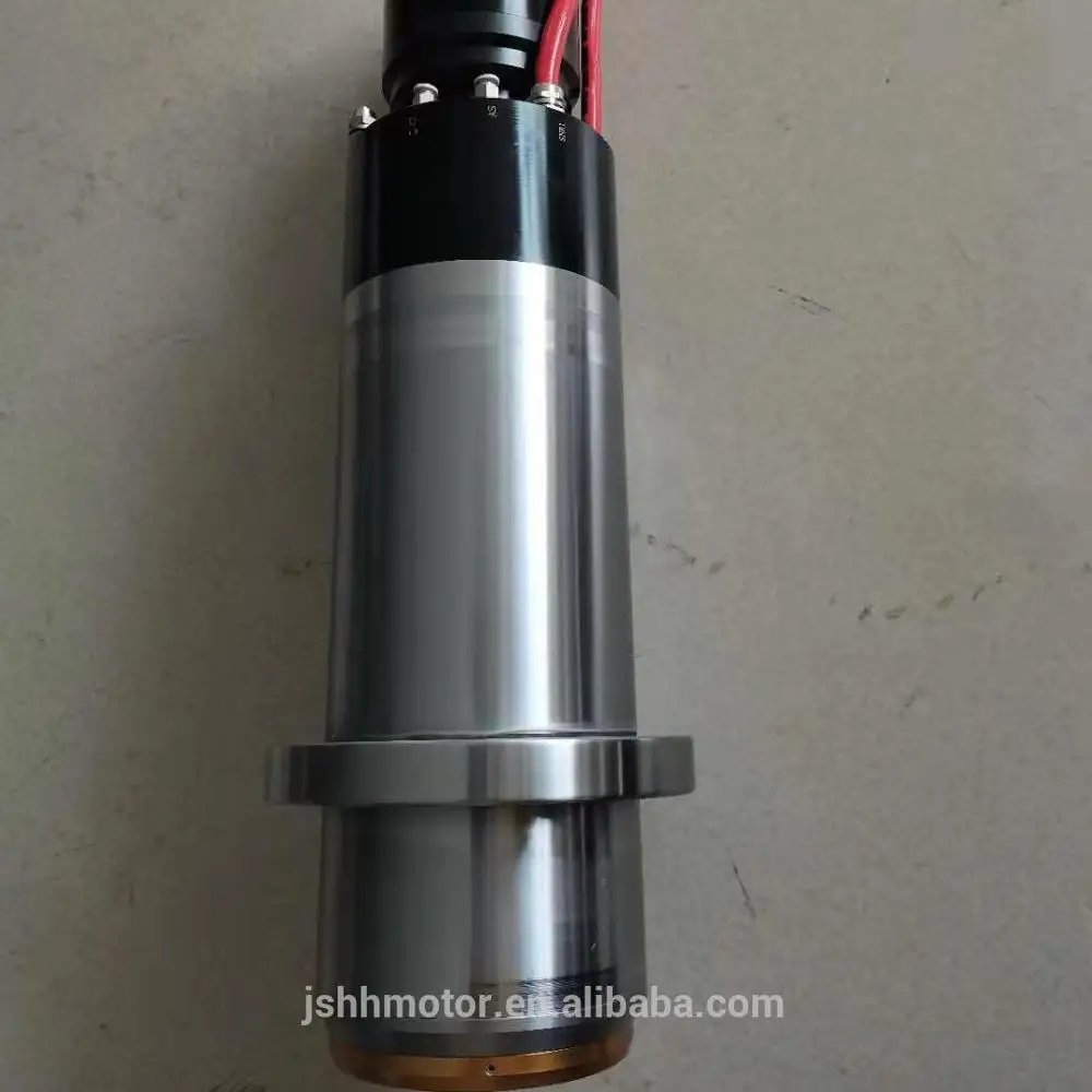 ss electrical spindle motor 150mm 11kw 18000rpm bt40/hsk63a high speed water cooled spindle for aluminum